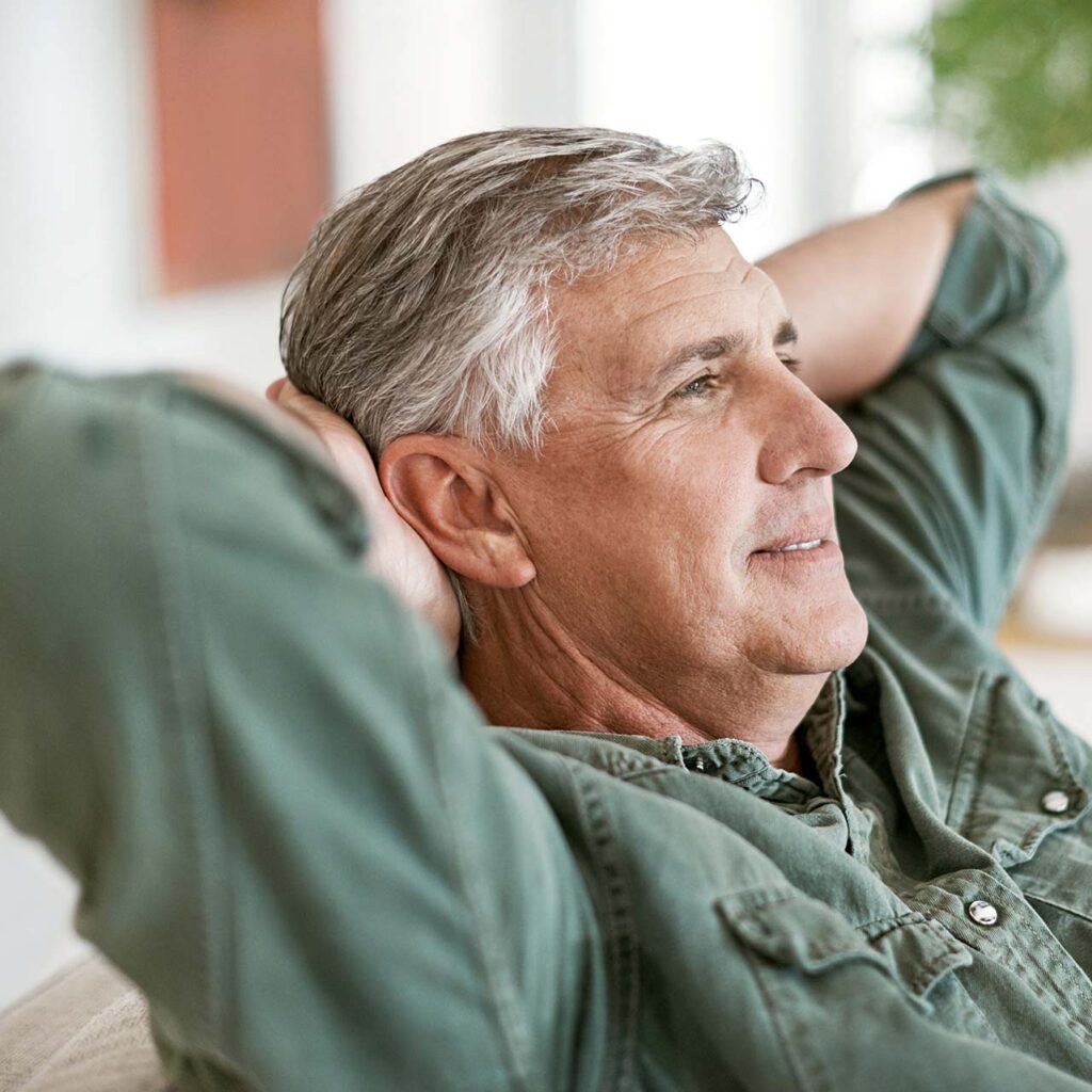 Man thinking about mediation and arbitration